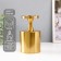 Summary Metal per 1 candle d = 7.5 cm "Alesio" gold 9.5x9.5x17 cm