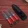 Set of throwing knives "darts -1" steel - 420, handle - winding cord, 3 pcs, 17 cm