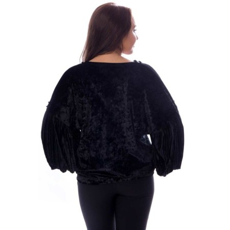 Female jumper, size 44, black color-7
