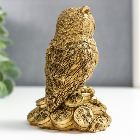 NECSK Polystone for bronze "Filin on coins" 9.5x5x7 cm-4