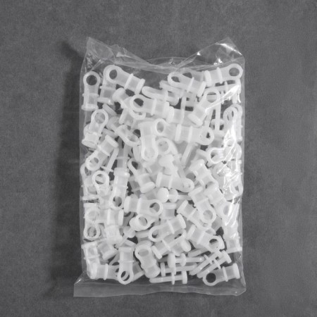 Runner with a hook for hooks, 11 × 25 mm, white color-1
