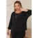 Female blouse, size 48, black color
