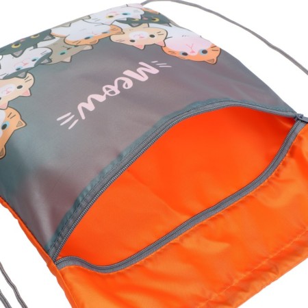 A bag for shoes with a pocket of 420 x 340 mm, calligrata MSO-7C, (soft polyester, density 210D), Cats)-2