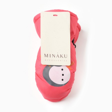 Baby mittens minku, pink color, 18 cm-4