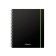 Notebook A5, 80 sheets in a cage on the crest Erichkrause "Accent", plastic toll cover, offset unit, whiteness 100%, mix