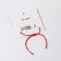Bracelet-reinforcing "Red thread" YOUR DAILY LIFE Heart, Color Silver, 7cm
