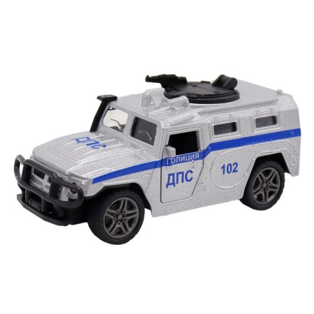 Inertial Funky Toys "Police Jeep", Die-Cast, opening doors, 1:32