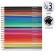 Pencils 24 colors, erichkrause, plastic, hexagonal, 3.0 mm barrels, cardboard packaging, euro suspension