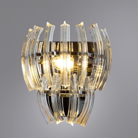 Wall lamp Arte Lamp Ella A1054AP-1CC, E14, 40 W, 25x16x27 cm, Chrome-1