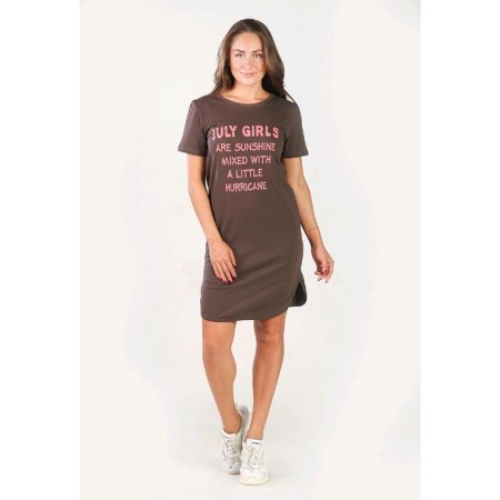 Tunic July Girls, size 48, brown color