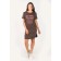 Tunic July Girls, size 48, brown color