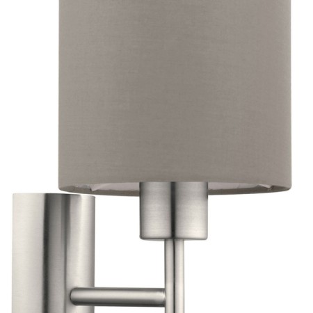Bra Maserlo 1x60W E27, nickel, beige 14.5x14.5x30.5 cm-3