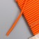 Braid decorative elastic band "orange round" winding 4 m width 0.2 cm