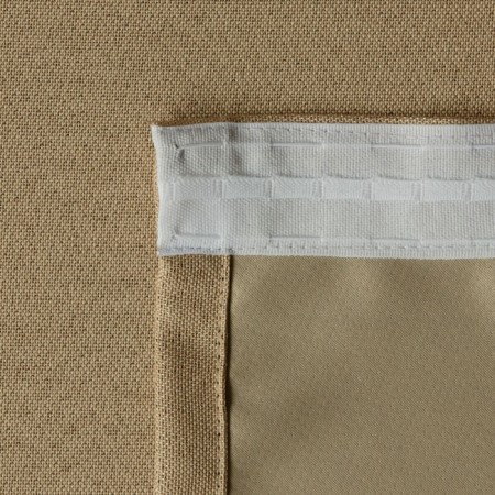 Set of curtains "Merlin", size 2x210x270 cm, beige color-3
