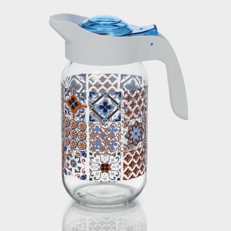 Glass jug "mosaika", 1 liter