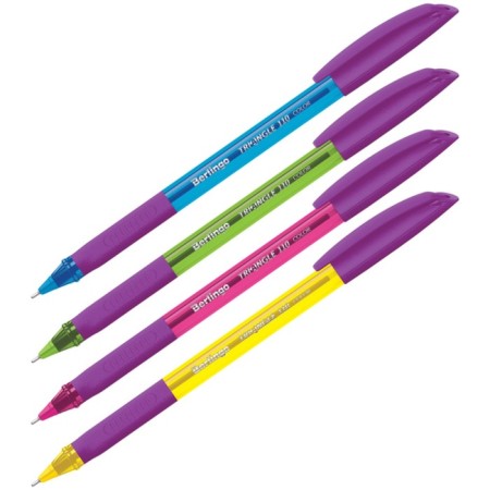 Ballpoint handle Triangle 110 Color, node 0.7 mm, blue ink, flu, mix-2