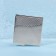 Folding mirror, 6 × 6 cm, silver color
