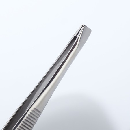 Pinzet beast, narrow, 8.5 cm, silver color-2