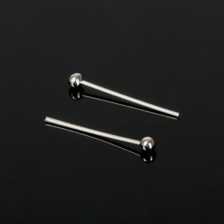 Pin with a ball SM-1103-16, 1.5 cm, 50 g (± 1043 pcs), silver color