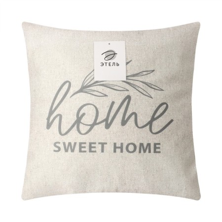 Pillowess Decorative Ethel "Home Sweet Home" 40x40 cm, polyester, velor-4
