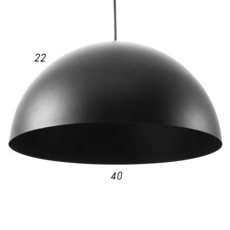 Bayerlux suspension Bayerlux "Barkas" E27 1x40W black 39x39x100 cm-4
