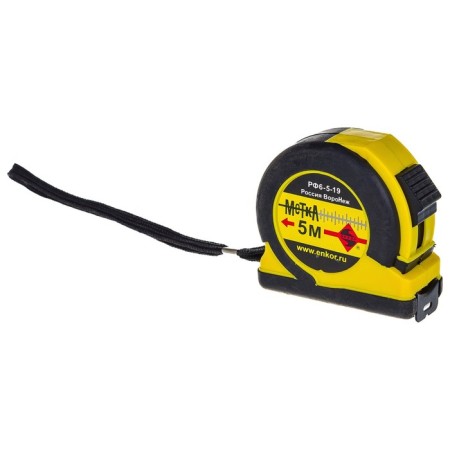Roulette Encor "Tag" 10106, rubberized plastic, steel tape, 5 m x 19 mm-3