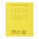 Notebook 12 sheets in Calligrata "Yellow", a plastic cover, with a multiplication table, an offset unit