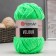 Yarn "Velour" 100% micropoliester 170m/100g (861 yards green)