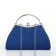 Female bag on the farmar, blue color