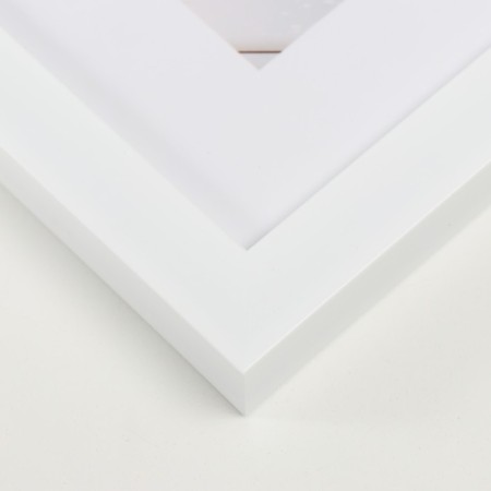 Photo frame Plastic "Mira" 15x15 cm, 641861 White (plastic screen)-2