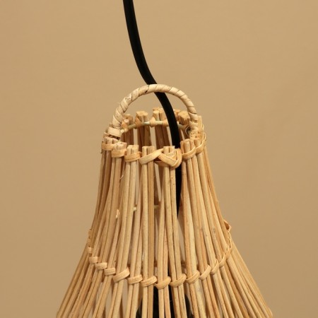 Lamp ceiling from the rattan "Indan" 1x120W, E27, 18x18x35 cm-3
