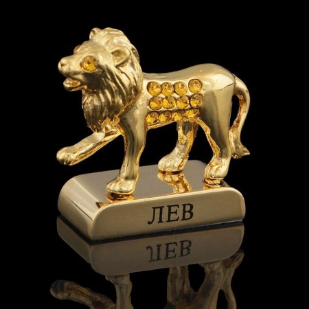 Souvenir Zodiac sign "Leo", 5 × 2 × 5 cm, with crystals