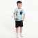 Children's shorts, black color, height 98 cm