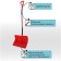 Lighting plastic, bucket 340 × 500 mm, with a galvanized bar, aluminum stalk, "penguin"