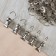 Ring for the cornice, with a clamp, d = 32/36 mm, 10 pcs, silver color