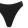Panties female thongs are seamless, black color, size 42-46 (S-m)