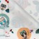 Oilcloth 50*70 cm., Art. 0051, with a pattern "Owls", without a edging, color mix