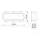 Calle lamp, 6x6W Led, 4000k, 510lm, IP54, gray color.