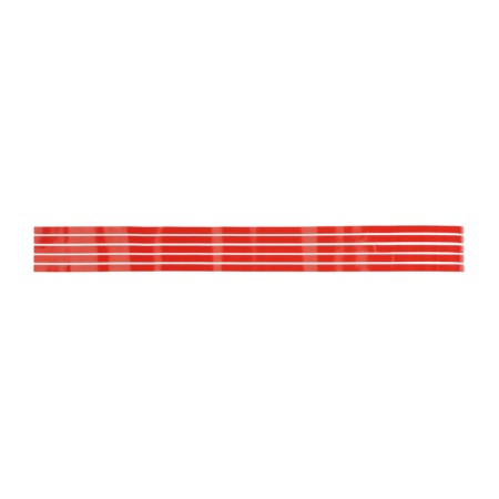 A car sticker, a reflective strip, 40 × 0.7 cm, red, set 5 pcs-3
