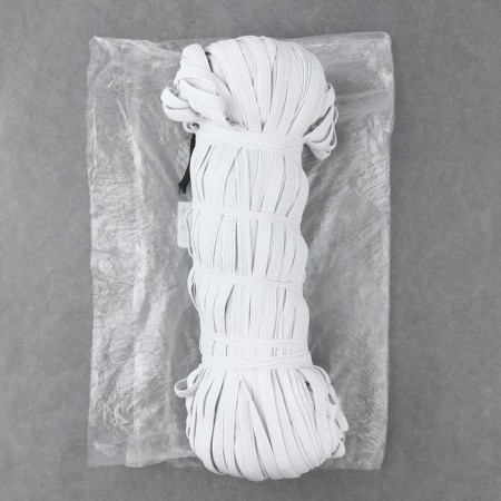 Rubber band, 8 mm, 100 m, white color-2