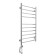Domoterm electric heated towel rail "Medea" P10, 500x1000 mm, left, chrome