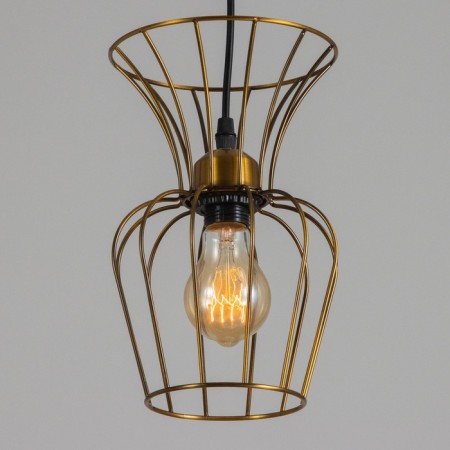 Freight Bayerlux lamp E27 40W gold 16x16x23-123cm-2