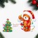 Mini -postcard "Happy New Year! - 8" 20x14 cm