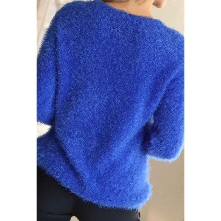 Female jumper, size 46, blue color-10