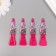 Decor for the work of acrylic bilateral "lava-lamp with mushrooms" 6.1x1.7x0.2 cm