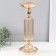Summary metal per 1 candle d = 15 cm "Eliana" gold 15x15x39 cm