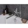 Santek Kant bath mixer, short surplus, with accessories, chrome
