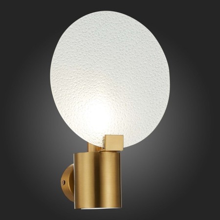 Sconces st. SL1231.301.01. Vittoria. 1x60 W, E14, 20x28 cm, brass color-4