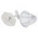 Lamp Garden Era E27, IP44, 40W, 177x164x526 mm, white