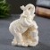 Figure "Elephant with an elephant on money" gilding, 6.5x10x7cm